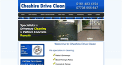 Desktop Screenshot of cheshiredrivecleanandreseals.com